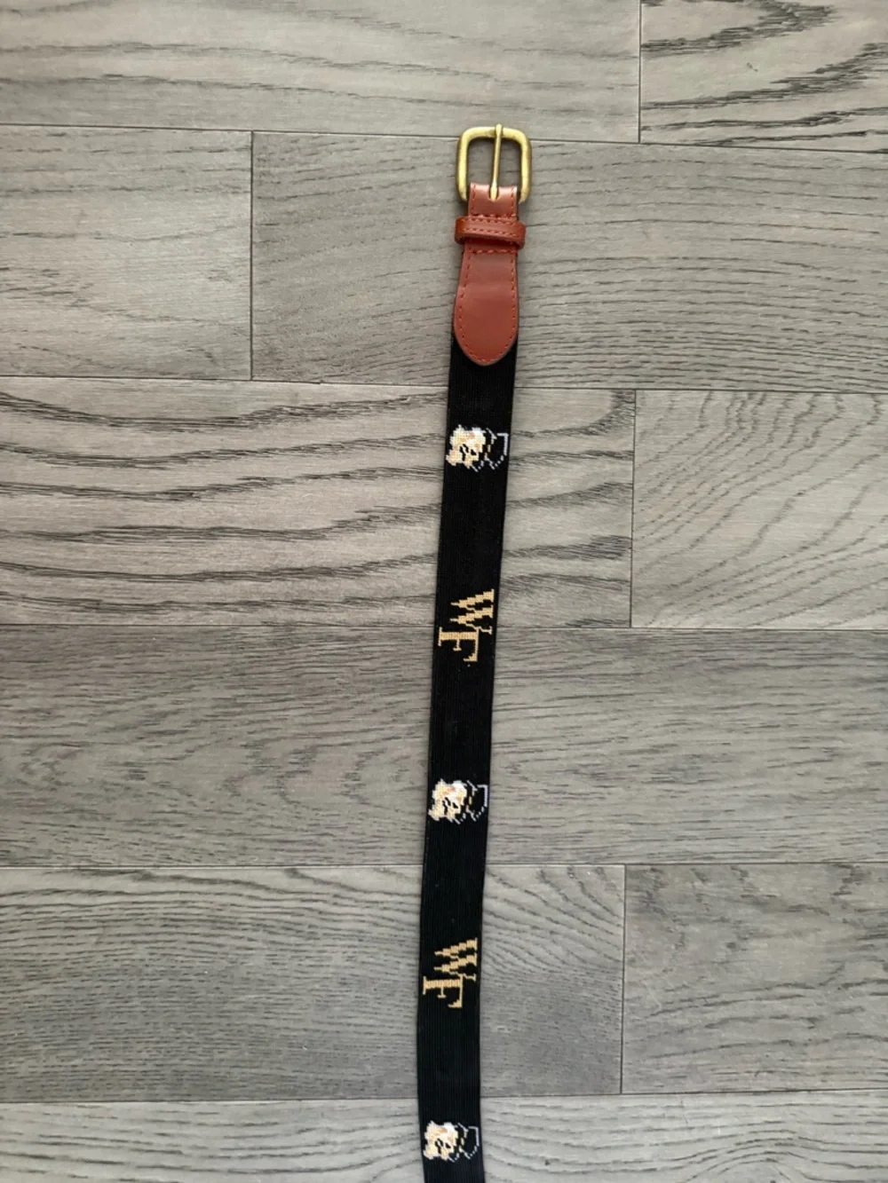 Smathers and Branson Needlepoint Wake Forest Belt